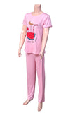 Graphic design pajama set - color