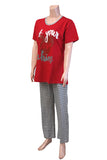 Graphic design pajama set - color