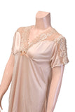 NETTY NIGHT SILK NIGHTY SHIRT 2 IN 1 - COLOR