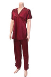 NETTY NIGHT SILK NIGHTY SHIRT 2 IN 1 - COLOR