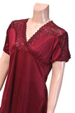 NETTY NIGHT SILK NIGHTY SHIRT 2 IN 1 - COLOR