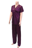 NETTY NIGHT SILK NIGHTY SHIRT 2 IN 1 - COLOR