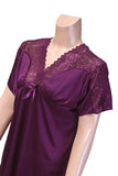 NETTY NIGHT SILK NIGHTY SHIRT 2 IN 1 - COLOR