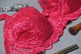 FLOWER NET LIGHT PADDED RING BRA - COLOR