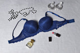 TULLE PADDED RING BRA - COLOR