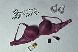 TULLE PADDED RING BRA - COLOR