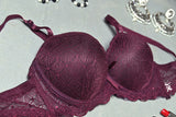 TULLE PADDED RING BRA - COLOR