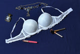 TULLE PADDED RING BRA - COLOR