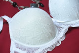 TULLE PADDED RING BRA - COLOR