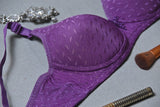 DAZZLE WITH A TASSEL FOAM BRA - COLOR