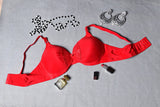 BOW NET FOAM BRA - COLOR